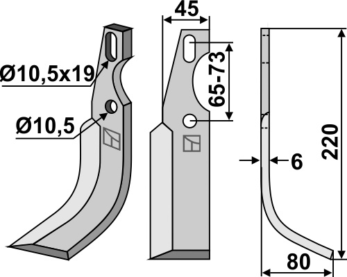 All-purpose Blade 220x45mm, model