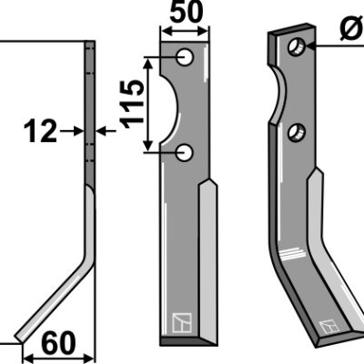 Blade 330x50mm, left