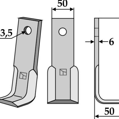 Blade 165x50mm