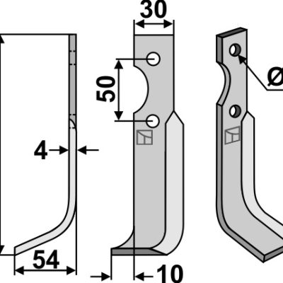 Blade 170x30mm, left