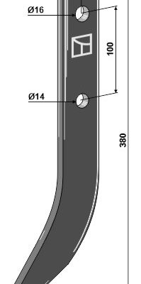 Row cutter hook