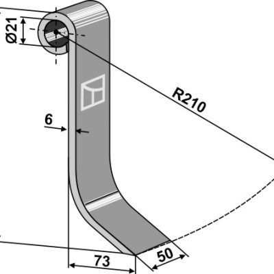 Flail 215x50mm