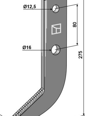 Row cutter hook