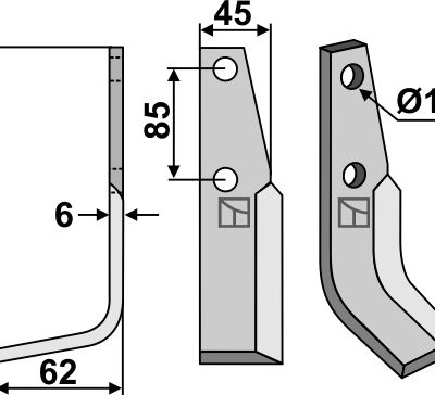 Blade 219x45mm, left