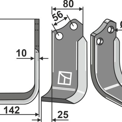 Blade 215x80mm, left
