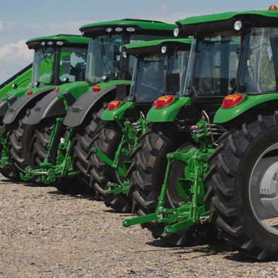 tractors ready for cuttinf