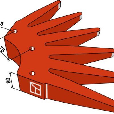 Finger weeder Ø700mm