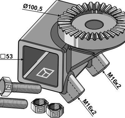 Clamp bracket with wash-locker
