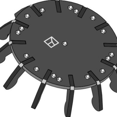 Drive wheel for finger weeder Ø220mm