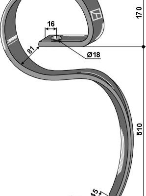 Harrow tine