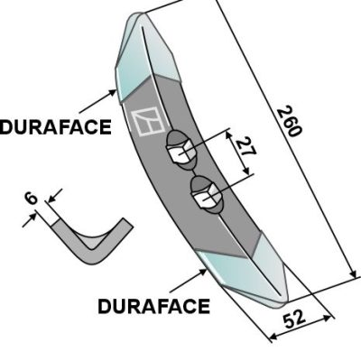Share 260mm - DURAFACE