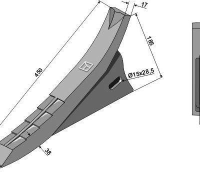 Point for subsoiler