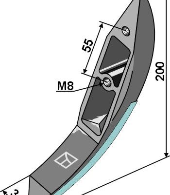 Trailing shoe distributor for slurry - tungsten carbid hard faced