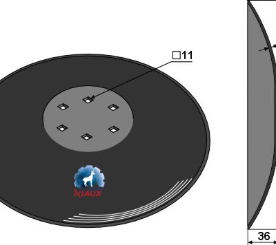 Plain disc - Ø410x5