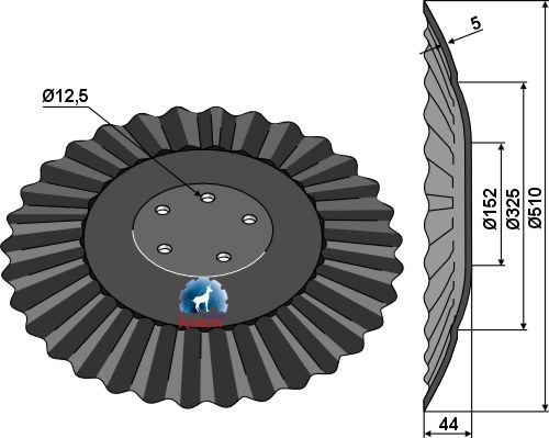 Razor Disc Ø510x5