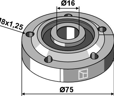 Bearing housing compl.