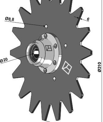 Pressure roller Ø310