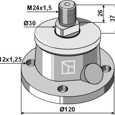 Bearing - left thread