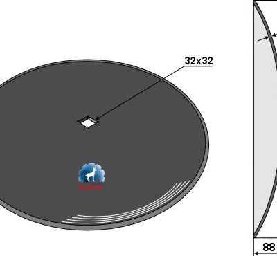 Plain disc Ø610x6