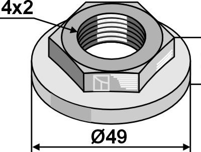 Nut M24x2