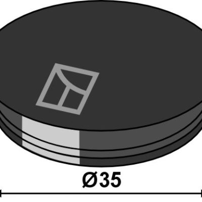 Cap piece of the bearing Ø35