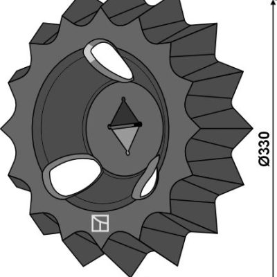 Toothed roller-ring - Ø330mm