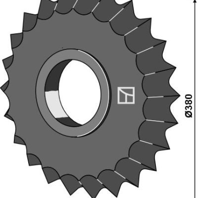 Toothed roller-ring - Ø380mm