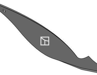 Moldboard slat - right