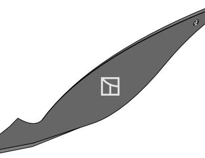 Moldboard slat - left