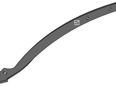 Moldboard slat - left