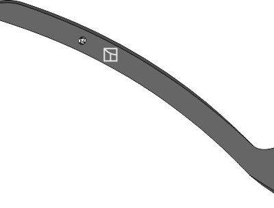 Moldboard slat - right