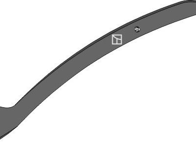 Moldboard slat - left