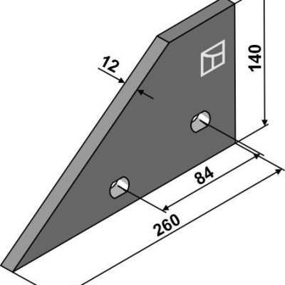 Landside tip - right