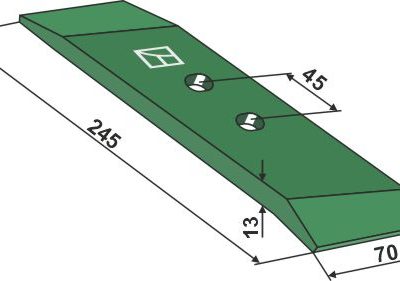 Reversible point DWSR 70x13 - right