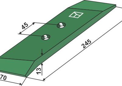 Reversible point DWSL 70x13 - left