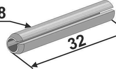 Clamping pin - Ø8x32