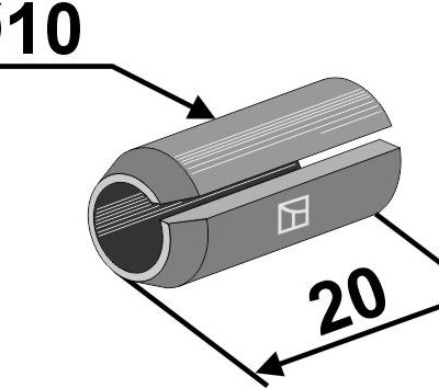 Clamping pin - Ø10x20 ISO8752