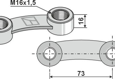 Lifting nut - M16x1,5