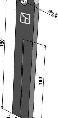 Rubber paddles for vine trunk 220x35