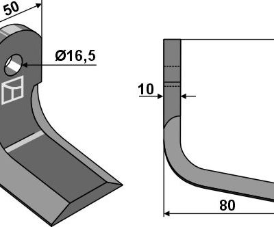 Y-blade 102x50mm