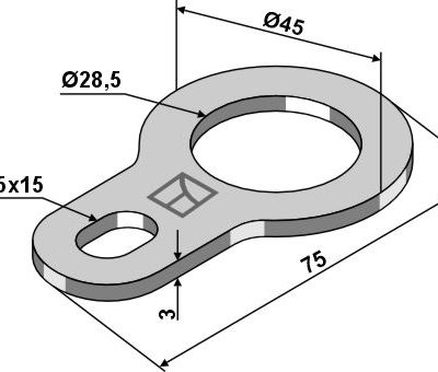 Lug washer