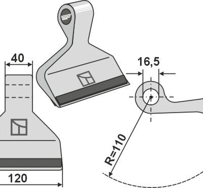 Pruning hammer 120x40mm - PTA