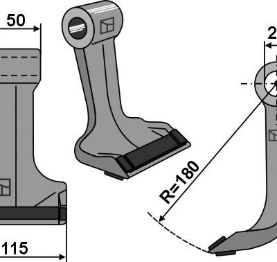 Pruning hammer 115x50mm - PTA