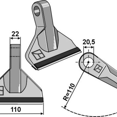 Pruning hammer 110x22mm - PTA