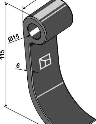 Flail 115x35mm