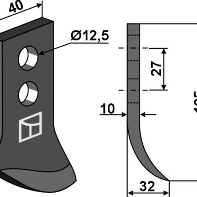 Trencher blade