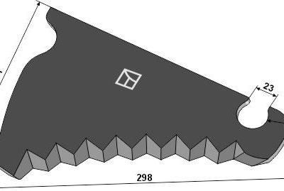 Blade for square baler 298mm