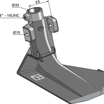 Seed boot - right with hardfacing