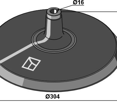 Closing wheel (smooth)