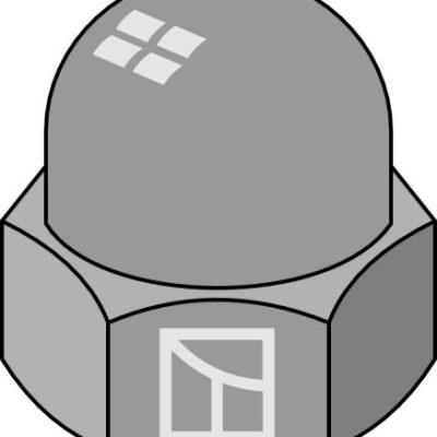 Acorn nut M12 DIN1587